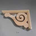 CB618 6" x 1-1/2" x 8-1/2" Small Scroll Shelf Bracket