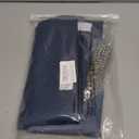 Dynamene Long Shower Curtain - 78 inch Long Waffle Weave Heavy Duty Fabric Shower Curtains for Bathroom, Neutral Weighted Hotel Spa Luxury Bath Curtain Set with 12 Plastic Hooks,72x78,Navy Blue