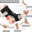 Plantar Fasciitis Night Splint: 2025 Adjustable Upgraded Planters Facetious Relief Brace Plantar Fasciitis Relief Achilles Tendonitis Night Splint for Plantar Fasciitis(blue-A)