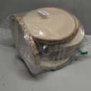 4pcs Wood Slices for Centerpieces 7-8inchs-Christmas Rustic Wood Circles Wedding Table Decor-Unfinished Baby Shower Wood Rounds for DIY Crafts