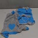 AXIIJGL 2 Pack Dog Pajamas Small Sized Dog Fleece Pajamas Cute Fleece Sweater Doggy Sweater Love Pattern Onesies for Dogs Pjs Small Clothes, S