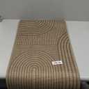 Front Door Mat 17''x30'', Absorbent Muddy Dirt Resist Washable Non Slip Low-Profile Indoor Doormat, Easy Clean Welcome Entryway Door Mats, Brown