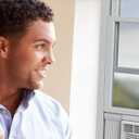 WinLock Window Security Bar for Child Safety, Burglary Prevention Locks an Open Window with AC & Fan, Double Hung Protection, Solid Steel, Adjustable (3-17"), Stops Up Down Inside Outside Year Around