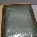 Fireproof Document Box, Hard Case Fireproof Document Organizer with Lock, Water Resistant Safe Box for Important Documents Certificates Laptop Passports, Green