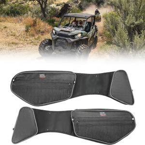 KEMIMOTO Door Bags with Knee Pads Compatible with Can Am Commander and Commander Max 2021-2024 Front Door Storage Bag Pockets Pack of 2