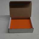 Hamilco Colored Scrapbook Cardstock Paper 5x7 Card Stock Paper 65 lb Cover 100 Pack (Fire Orange)