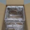 Knife Holder, Caliamary Kitchen Cabinet Knife Holder without Knives, Universal Metal Knife Block Cutting Board Organizer, Kitchen Storage Organizer. (White)