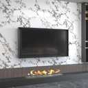 32x157inch Glossy White Gold Marble Contact Paper peel and stick Removable Wall Paper Counter Kitchen Marble Wallpaper Vinyl Wrap for Countertops Waterproof laundry Room Backsplash Living Room