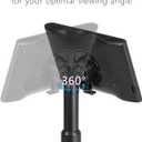 1Zero Solid GPS Cup Holder Mount for Garmin [Adjustable Arm], Replacement Car Truck Cupholder Ball Mount Compatible with Garmin Nuvi Drivesmart RV Dezl Drive Zumo Driveassist DriveLuxe Navigator