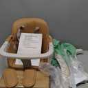 Mallify 3-in-1 Wooden High Chair, Convertible High Chairs for Babies and Toddlers, Baby Highchair with Adjustable Legs & Dishwasher-Safe Tray, Sleek Hardwood & Premium PU Cushion, Brown