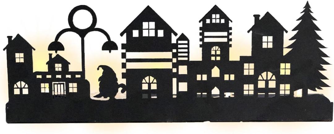 Christmas Candle Holder Decor - House Candle Holder | House Shaped Candle Lantern, Rustic Candle Holders Decor, Creative House Candle Holder for Home (B)