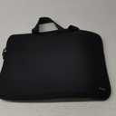 Laptop Sleeve Bag 15.6 Inch, Durable Traveling Briefcase Handle Bag & with Extra Pockets, Computer Protective Case Compatible for 15 15.6 inch HP, Dell, Acer, Asus, Black