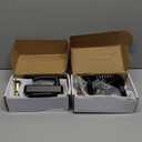 New Upgrade Double Sided Keyless Door Lock with Handle,Stainless Steel Waterproof Double Sided Keyless Door Lock (Black,with Large Cushion)