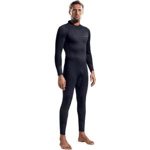 Dark Lightning Full Body Wetsuits for Men,Men's Wet Suit for Cold Water Swimming, Diving Surfing Snorkeling Kayaking Triathlon Wetsuit, Black,3/2mm,3X-Large