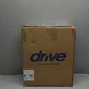 Drive Medical RTL12027RA 2-in-1 Raised Toilet Seat with Removable Padded Arms, Standard Seat