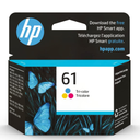 HP 61 Tri-color Ink | Works with DeskJet 1000, 1010, 1050, 1510, 2050, 2510, 2540, 3000, 3050, 3510; ENVY 4500, 5530; OfficeJet 2620, 4630 Series | Eligible for Instant Ink | CH562WN
