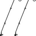 2Pack Bird Feeder Pole,36 Inch Bird Feeder Hanger,Plant Wall Mount,Flower Pots, Blankets, Lanterns, Wind Chimes and More (Wall pole 2packs)