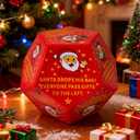 2025 Red Santa Swap Gift Exchange Dice,Exchange Gifts,Christmas Stocking Stuffers for Teen Men Women, Anniversary Birthday Gifts for Men Women, Large Dice Party Gifts for Xmas