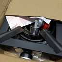 GasOne High Pressure Single Propane Burner - Outdoor Cooking with Heat Shield and Guard  Propane Burner Head for Camping, Tailgating, Seafood Boil, Home Brewing - Patented (Black)