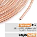 25 ft 3/16 Copper Coated Brake Line Kit (Includes 16 Fittings and 4 Unions Brake Line Fittings) + Double & Single Flaring Tool Kit
