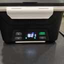 EAST OAK Cordless Electric Lunch Box for Adults, Heated Lunch Box Battery Powered with Automatic Heating, 5.5 Cups Portable Food Warmer with Insulated Carry Bag (Black - Double-layer Bag)