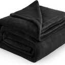 Bedsure GentleSoft Fleece Blanket California King Size Black - Lightweight Plush Fuzzy Cozy Soft Bed Blankets, 102x96 inches