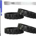 4 Pcs Drive Wheel Tires Compatible with IRobot Roomba S Series S9 (9150) S9+ S9 Plus (9550) Robot Vacuum Cleaner Accessories Replacement Parts (4 Tire with Tool)