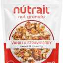 Pack of 2 NuTrail Nut Granola Cereal, Vanilla Strawberry, No Sugar Added, Keto, Low Carb, Gluten Free, Grain Free, Healthy Breakfast 8 oz. 1 Count, BB 10/17/2025