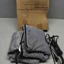 INVENHO Heated Dog Bed, Waterproof Adjustable Temperature Dog Cat Heating Pad with Timer, Indoor Pet Heating Pad for Cats Dogs Electric Pads for Dogs Cats, Pet Heated Pad (M: 28" x 20") (Grey)