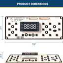 EBR89296404 Range Display Control Board Compatible With LG