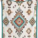 Bohemia Aztec Throw Blanket Soft Flannel Blanket 60"x50" in Bed Blanket Home Decor for Room Sofa Couch All Season, 50x60inches