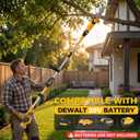 SHOHO Cordless Pole Saw Compatible with Dewalt 20V Max Battery (Tool Only)
