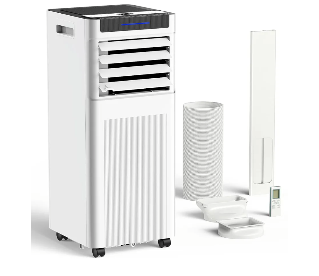 Portable Air Conditioners, 10000 BTU Portable AC up to 450 Sq.Ft, 3 in 1 AC Unit with Cool, Dehumidifier & Fan Modes, Remote Control & 24H Timer, AC Unit for Bedrooms, Living Rooms & Apartments