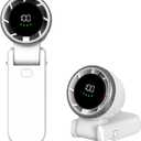 Portable Handheld Fan, 100 Speed Adjustable Angle Turbo Mini Fan with LED Display 100 Speeds, 3600 mAh Hand Fan Foldable Personal Fan for Women Travel Outdoor (White)