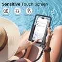 PEORSEFI [Up to 8.5" Waterproof Phone Pouch - 2 Pack Waterproof Phone Case for iPhone 16 15 14 Pro Max Galaxy S25 S24 Ultra, IPX8 Dry Bag with Lanyard for Beach Travel Essentials