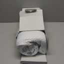 LOFE Adjustable Thin Memory Foam Pillow - 4 Heights from 1.2 to 4.8in, Cervical Pillow for Neck Pain Relief, CertiPUR-US Neck Support Pillow for Side Sleepers, Back/Stomach Sleepers, a Removable Cover (Blue)