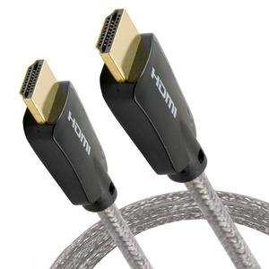 GE home electrical GE 4K HDMI Cable, 3 ft. HDMI 2.0 High Speed 18 Gbps with Ethernet, 4K 60Hz, 1440p 1080p 120Hz, HDR, for HDTV, Streaming, Blu-ray, Gaming, PS4 Pro PS5 Xbox, 34474