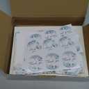 Hunanyume 50 Pack Funeral Thank You Cards with Envelopes, Stickers & Message Inside, 46 in Watercolor Flowers Butterflies Bereavement Sympathy Thank You Cards for Funeral Family Friends Loved Ones (Assorted/Multicolor)