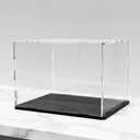 WANLIAN Clear Acrylic Display Case Assemble Countertop Box Cube Organizer Stand Dustproof Protection Showcase for Action Figures Toys Collectibles (9.8 x 5.9 x7 inch; 25 x15 x18 cm)