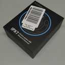 Bluetooth Speaker, Shower Speaker Stereo Sound, IPX7 Waterproof Speakers, Digital Display Portable Speaker with Suction Cup, LED Light, Small Wireless Speakers for Outdoor Party Beach Bathroom, Black