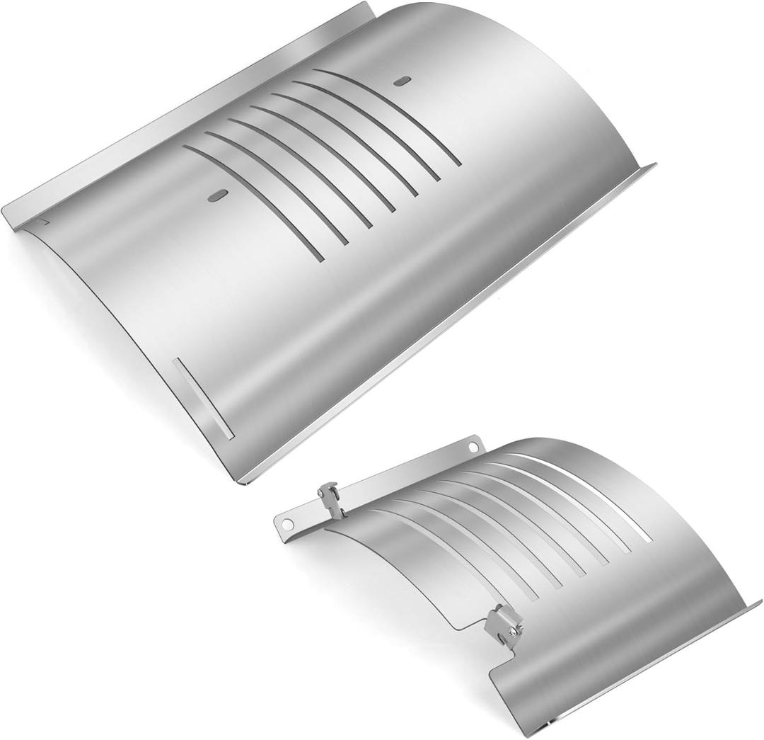 Flame Broiler Kit for Pit Boss Platinum KC Combo Charleston 1020 Combo Series Grill,Heat Diffuser Compatible with Pit Boss Replacement Parts PB1285KC/PB1020NX,Includes Main Plate and Slide Cover