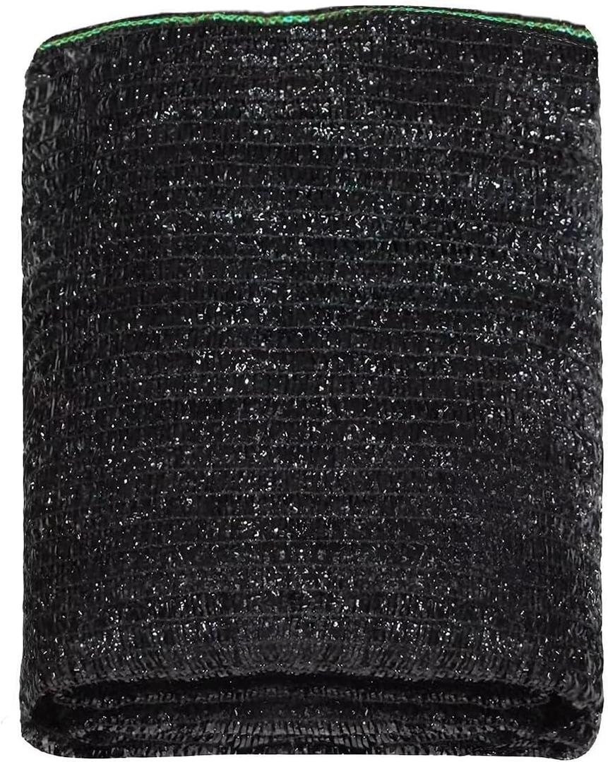 90% 6.5x13 Ft Shade Cloth for Garden,UV Resistant Sunblock Mesh Net for Plant Greenhouse Vegetables Flowers (Ebony)