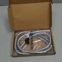 Blissland Shower Hose, 69 Inches Extra Long Stainless Steel Handheld Shower Head Hose with Brass Insert and Nut - Durable and Flexible(Chrome)