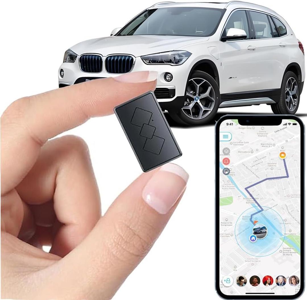Mini GPS Tracker for Vehicles - Tracker Device for Vehicles No Subscription No Monthly Fee Car Tracker Device Hidden Magnetic Real-Time Tracking GPS Tracker for Cars Kids Dogs