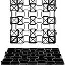 Permeable Pavers Grass Grid for Driveway, Patio RV Pad, Stables, Gravel, Fire Lanes, Outdoors Road DIY, 4-Pack and Load is up to up to 44t vehicles (1.8" Depth)