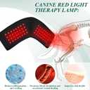 Dog Hip Brace with Red Infrared Light Therapy  Pain Relief for Arthritis, Hip Dysplasia, Spine Issues & Muscle Recovery, Portable & Cordless, Patent Pending(Male Dog, XXL) (Extra Extra Large)