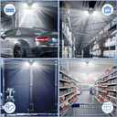 Aoretic LED Garage Lights Bulb 2 Pack 200W 20000LM 6500K Led Shop Light with 7 Plus 1 Deformable Panels Basement Barn Ceiling Lights for E26/E27