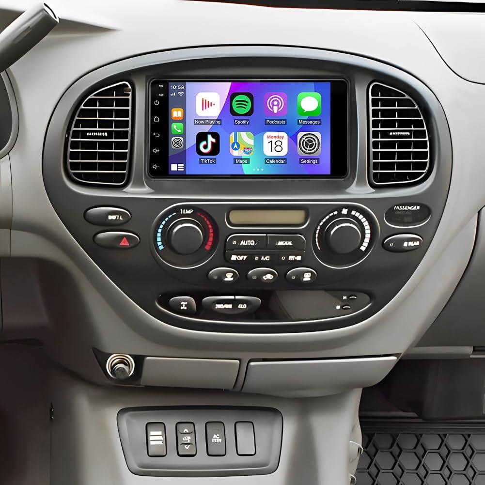 Android 13 Car Radio for Toyota Sequoia 2003 2004 2005 2006 2007 with JBL,7 inch Touchscreen Double Din Car Stereo with CarPlay & Android Auto,GPS Bluetooth WiFi FM/RDS Mirror Link Backup Camera SWC