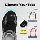 FitVille Wide Walking Shoes for Men Extra Wide Width Sneakers with Arch Support for Flat Feet Heel Pain Relief Plantar Fasciitis - Rebound NEO V1, 13