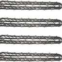 4 Pack 20 Inch Chainsaw Chain, 050" Gauge Low Kickback 72 Drive Links, Replacement for Husqvarna